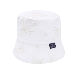 MAKASZKA Bawełniany kapelusz z rondem 52cm 2-6lat
